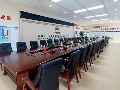 高效协作｜ONITER为中铁武汉电竞中心项目部打造智能会议室